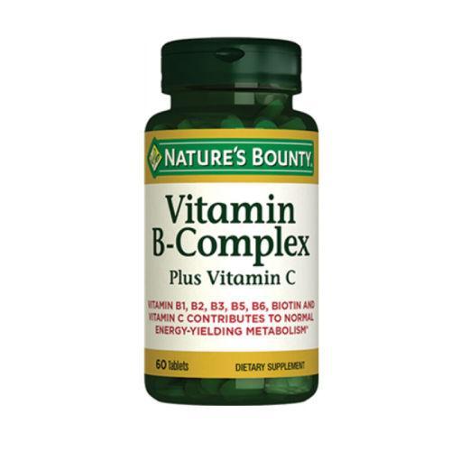 Resim Nature's Bounty Vitamin B-Complex Plus Vitamin-C 60 Tablet