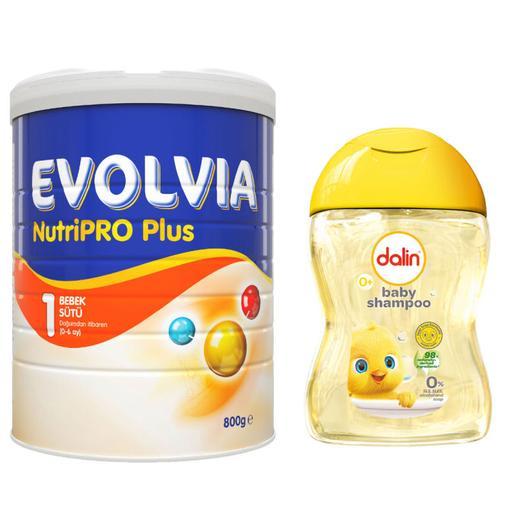 Resim Evolvia Nutripro Plus 1 Bebek Sütü 800 gr + Dalin 100 ml Şampuan Hediyeli