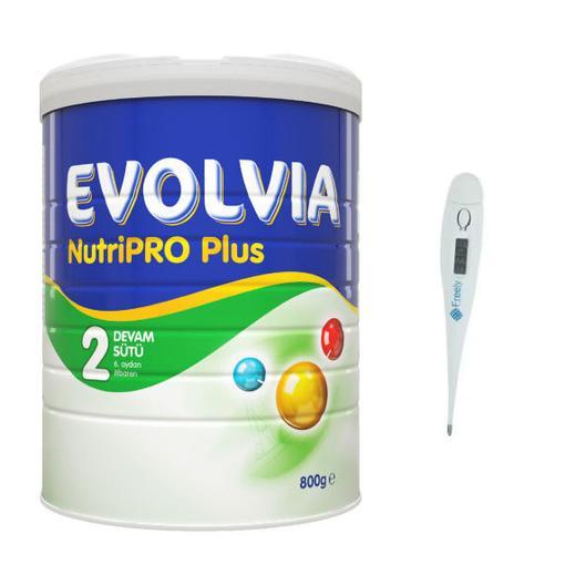 Resim Evolvia Nutripro Plus 2 Devam Sütü 800 gr + Freely Dijital Ateş ölçer Hediyeli