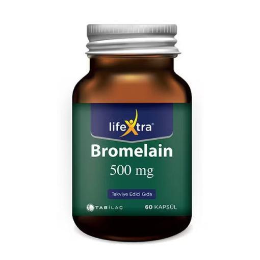 Resim Lifextra Bromelain 500 mg 60 Kapsül