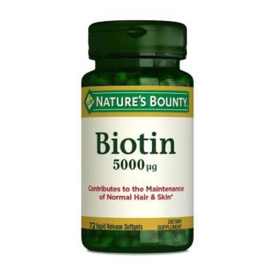 Resim Nature's Bounty Biotin 5000 mcg 72 Kapsül