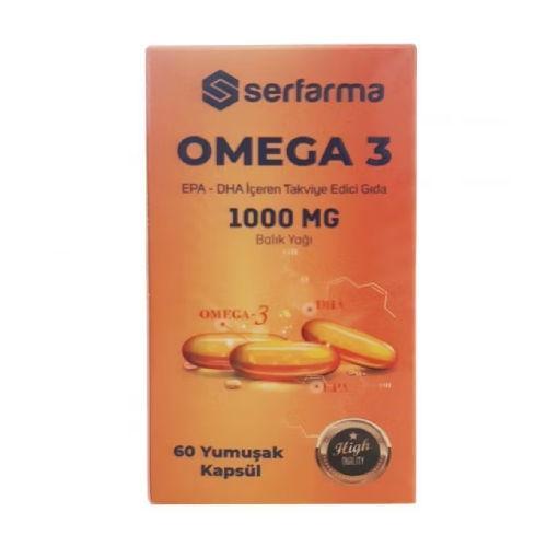 Resim Serfarma Omega-3 1000 mg 60 Kapsül
