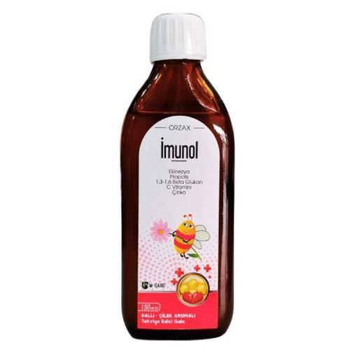 Resim İmunol Şurup Ballı Çilekli 150 ml - Kutusuz