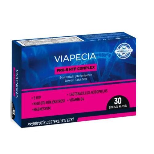 Resim Viapecia Pro-5 HTP Complex Takviye Edici Gıda 30 Bitkisel Kapsül