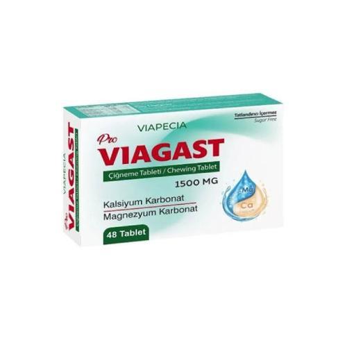 Resim Viapecia Pro Viagast Çiğneme Tableti 48 Adet