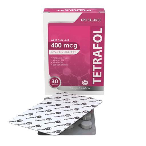 Resim APB Balance Tetrafol 400 mcg 30 Tablet