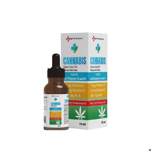 Resim Btpharma Cannabis Oil Vitamin D-E 10 ml