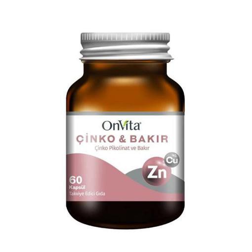 Resim Onvita Çinko & Bakır 60 Kapsül