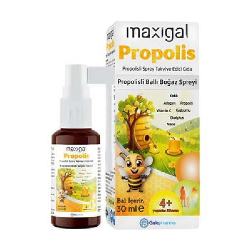 Resim Maxigal Propolisli Ballı Boğaz Spreyi 30 ml