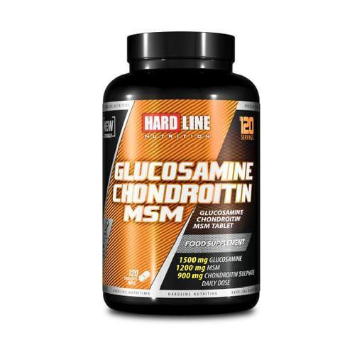 Resim Hardline Glucosamine Chondroitin Msm 120 Tablet