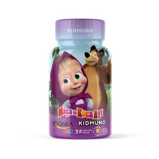 Resim Voonka Kids Maşa İle Koca Ayı Kidmuno 32 Çiğneme Tableti