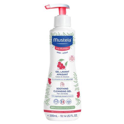 Resim Mustela Soothing Cleansing Gel Hair and Body Hassas Ciltler İçin Temizleme Jeli 300 ml