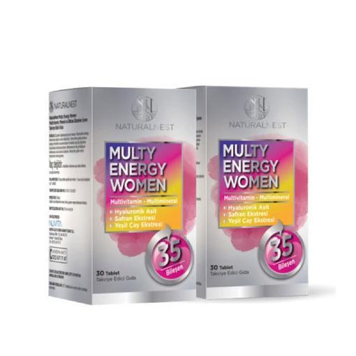 Resim Naturalnest Multivitamin Women 30 Tablet - İkincisi %50 İndirimli