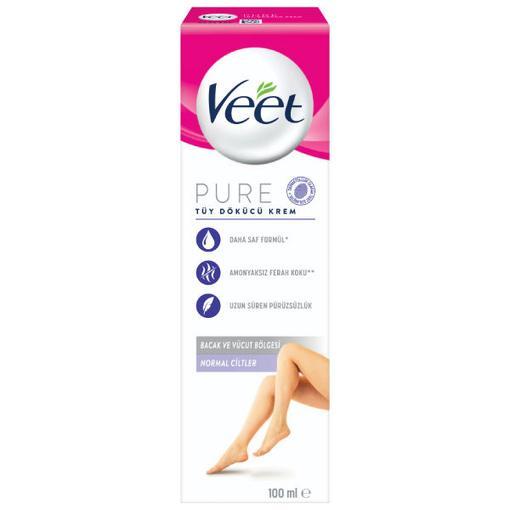 Resim Veet Pure Hassas Ciltler Tüy Dökücü Krem 100 ml