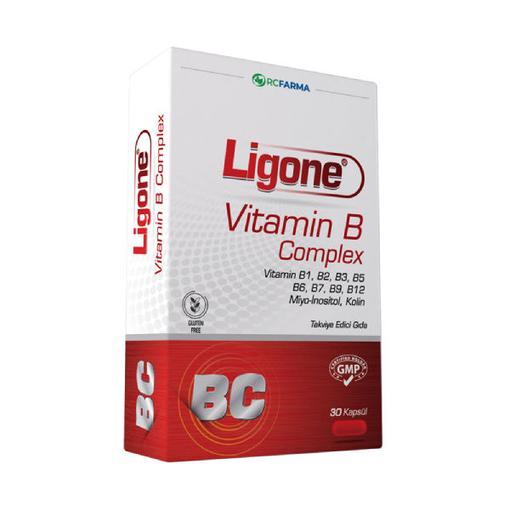 Resim Ligone Vitamin B Complex 30 Kapsül