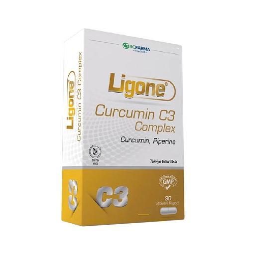 Resim Ligone Curcumin C3 Complex 30 Bitkisel Kapsül