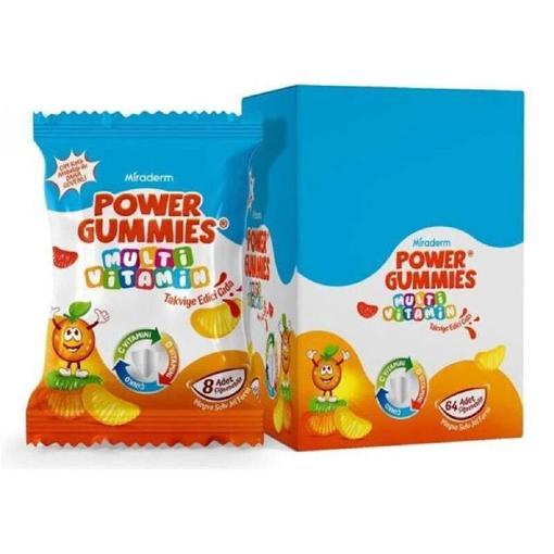 Resim Miraderm Power Gummies Multivitamin 64 Çiğneme Jeli