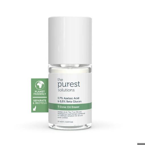 Resim The Purest Solutions T-Zone Oil Eraser 0,7 Azelaic Acid & 0,5 Beta Glucan 10 ml