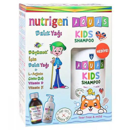 Resim Nutrigen Balık Yağı Şurubu 200 ml + Aquas Kids Şampuan 250 ml Hediyeli