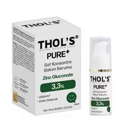 Resim Thol s Pure+ Zinc Gluconate 3,3% TB55 Bakım Serumu 15 ml