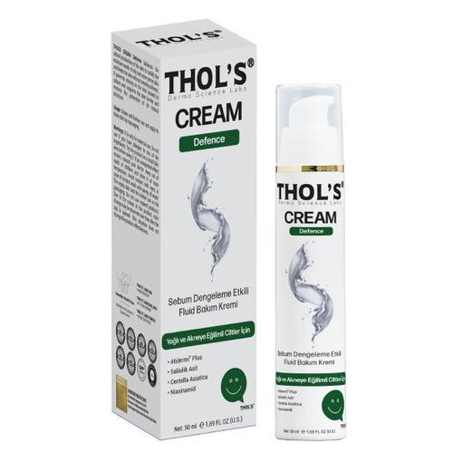 Resim Thol s Cream Defence TB22 Yağlı ve Akneye Eğilimli Ciltler İçin Fluid Bakım Kremi 50 ml