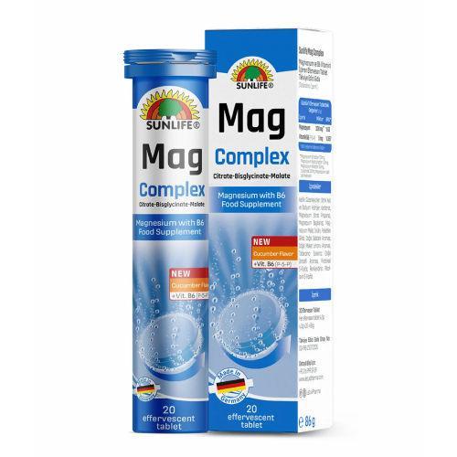 Resim Sunlife Mag Complex 20 Efervesan Tablet