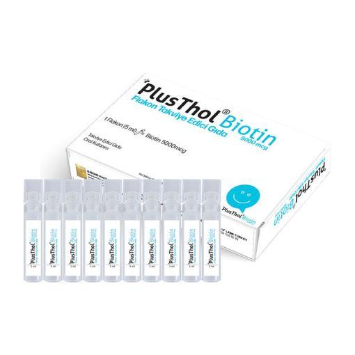 Resim Plusthol Biotin Pt2 Flakon Takviye Edici Gıda 5 ml 30 Adet