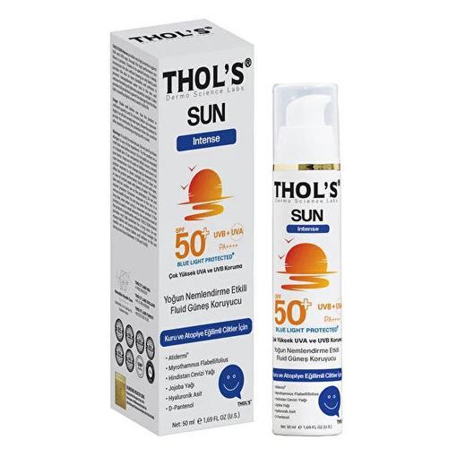 Resim Thol s Sun Intense TB7 Kuru ve Atopiye Eğilimli Ciltler İçin Fluid Güneş Koruyucu SPF50+ 50 ml