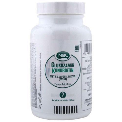 Resim NBL Glukozamin Kondroitin MSM 60 Tablet