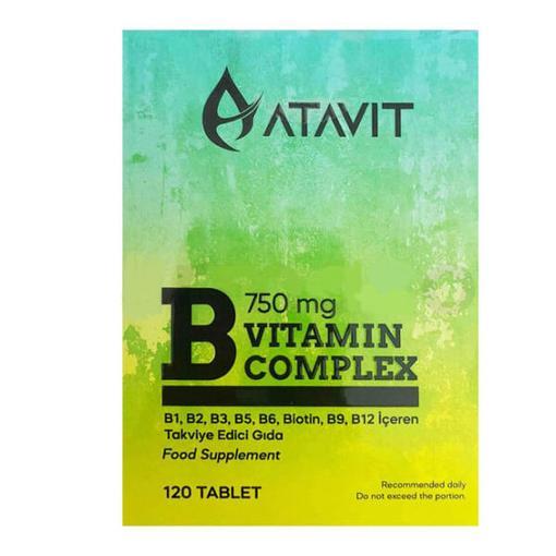Resim Atavit B Vitamin Complex 750 mg 120 Tablet