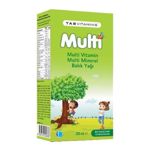 Resim Tabvitamins Multi Balık Yağı 200 ml