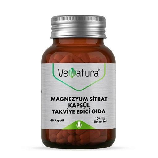 Resim Venatura Magnezyum Sitrat 60 Kapsül
