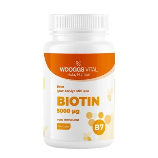 Resim Wooggs Vital Biotin İteg 120 Tablet