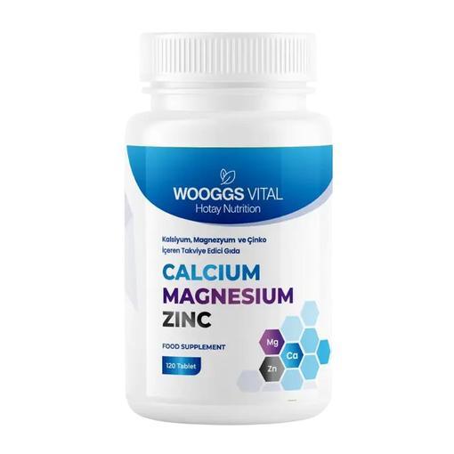 Resim Wooggs Vital Kalsiyum Magnesiyum Ve Zinc İteg 120 Tablet