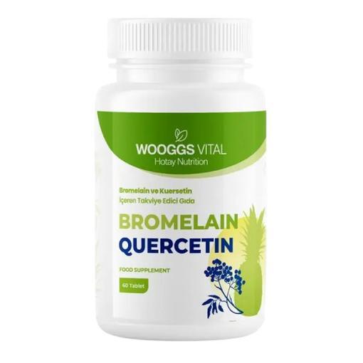 Resim Wooggs Vital Bromelain ve Kuersetin 60 Tablet