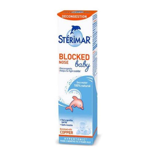 Resim Sterimar Baby Burun Spreyi Blocked Nose Hipertonik Sprey 100 ml
