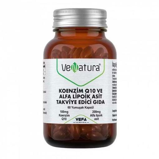 Resim Venatura Koenzim Q10 Alfa Lipoik Asit 60 Kapsül