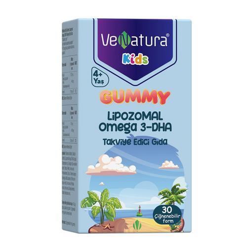 Resim Venatura Kids Gummy Lipozomal Omega-3 DHA 30 Çiğnenebilir Tablet