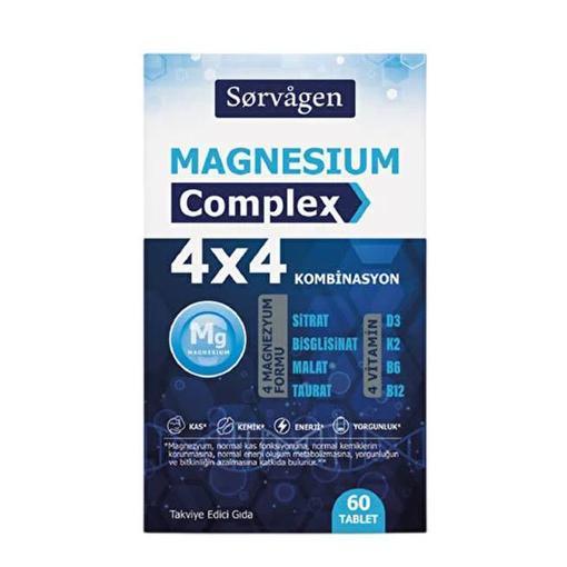 Resim Sorvagen 4x4 Magnezyum Complex 60 Tablet