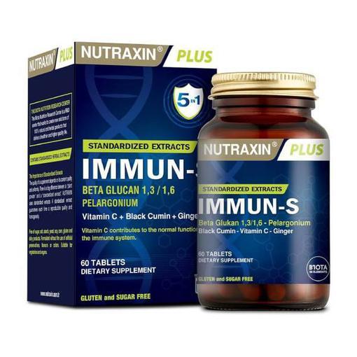 Resim Nutraxin Immun S 60 Tablet