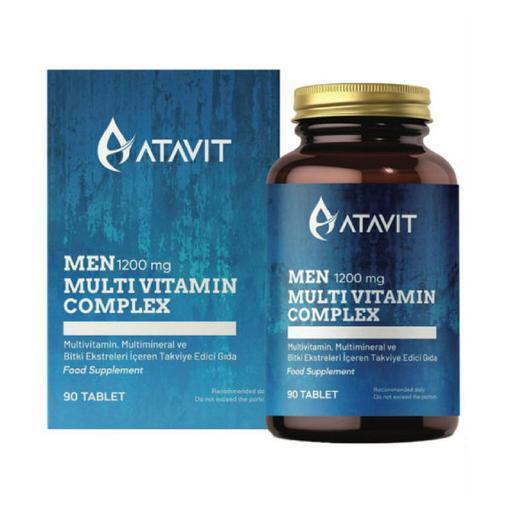 Resim Atavit Men Multivitamin Complex 1200 mg 90 Tablet