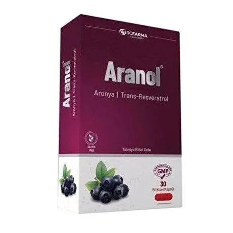 Resim Aranol Aronya Trans Resveratrol 30 Kapsül