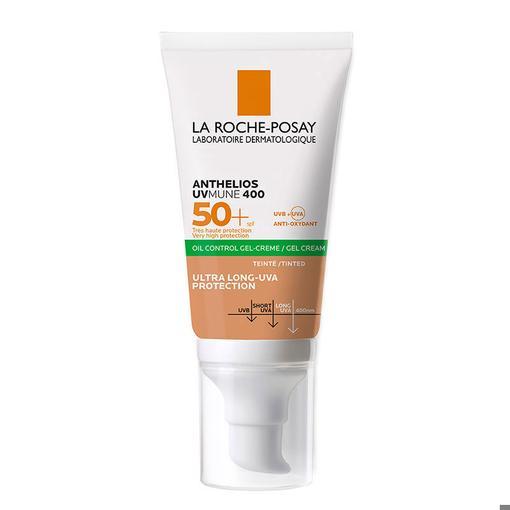 Resim La Roche Posay Anthelios Oil Control Renkli Gel Yağlı Ciltler Güneş Koruyucu Yüz Kremi SPF50+ 50 ml