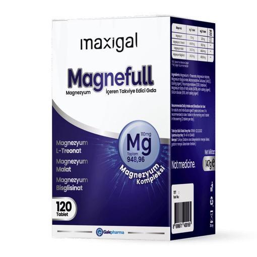 Resim Maxigal Magnefull Magnezyum 60 Tablet