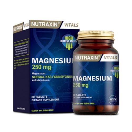 Resim Nutraxin Magnesium 250 mg 60 Tablet