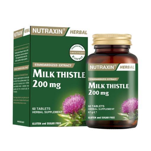 Resim Nutraxin Milk Thistle 200 mg 60 Tablet