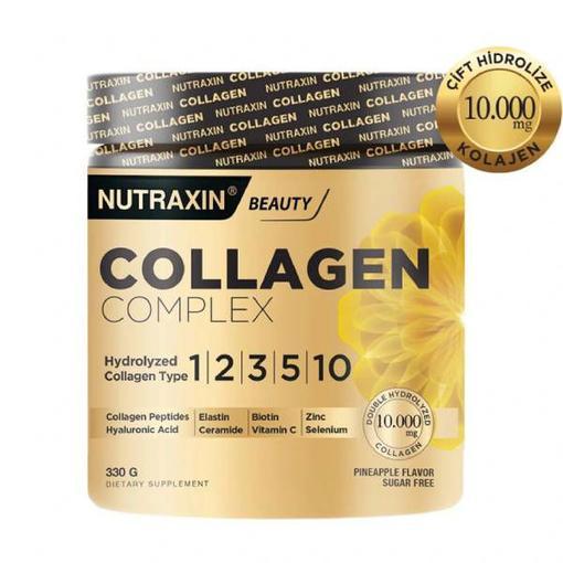 Resim Nutraxin Collagen Complex 1 2 3 5 10 Collagen Tip Aromasız Toz 330 gr