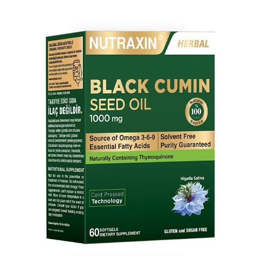 Resim Nutraxin Çörek Otu Yağı 1000 mg 60 Yumuşak Kapsül