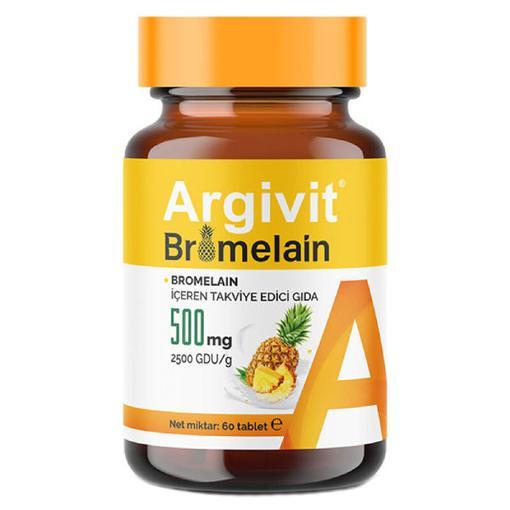 Resim Argivit Bromelain 500 mg 60 Tablet