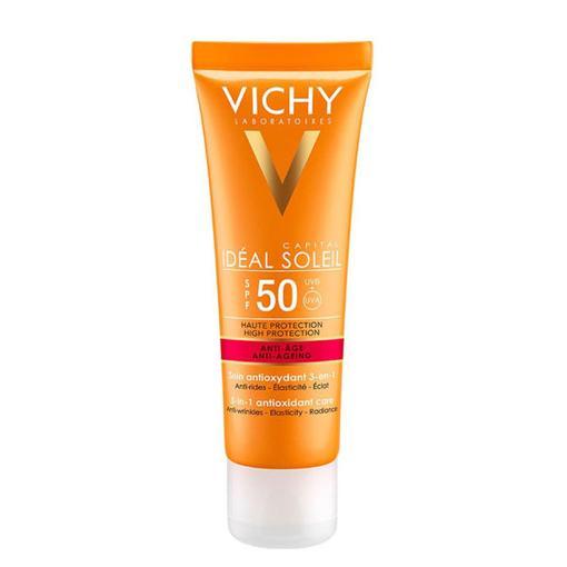 Resim Vichy Capital Ideal Soleil Anti Brillance Matifiant 3 in 1 Cream SPF50 50 ml - Eski Ambalaj